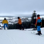 Lyžařský víkend na Hauenštejně - lyžovat jsme jezdili na Klínovec.