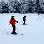 Lyžařský víkend na Hauenštejně - lyžovat jsme jezdili na Klínovec.